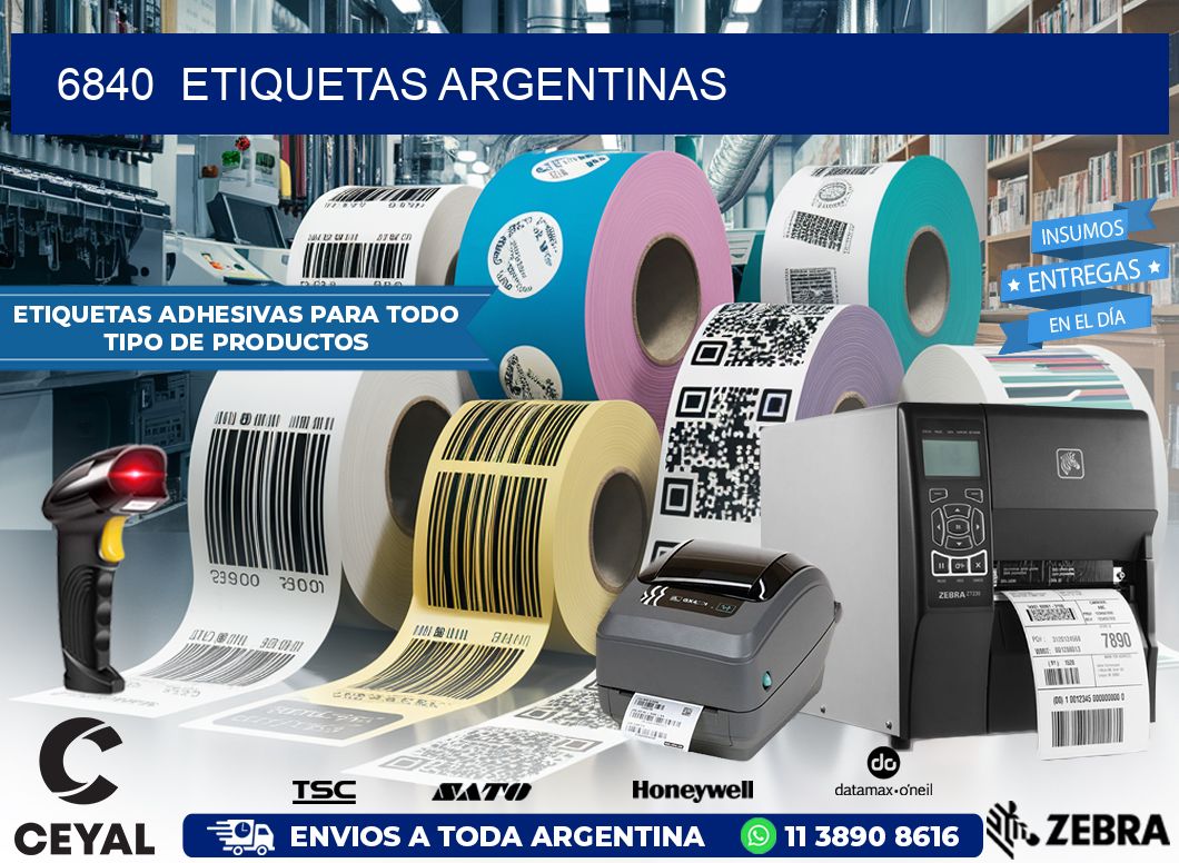 6840  ETIQUETAS ARGENTINAS