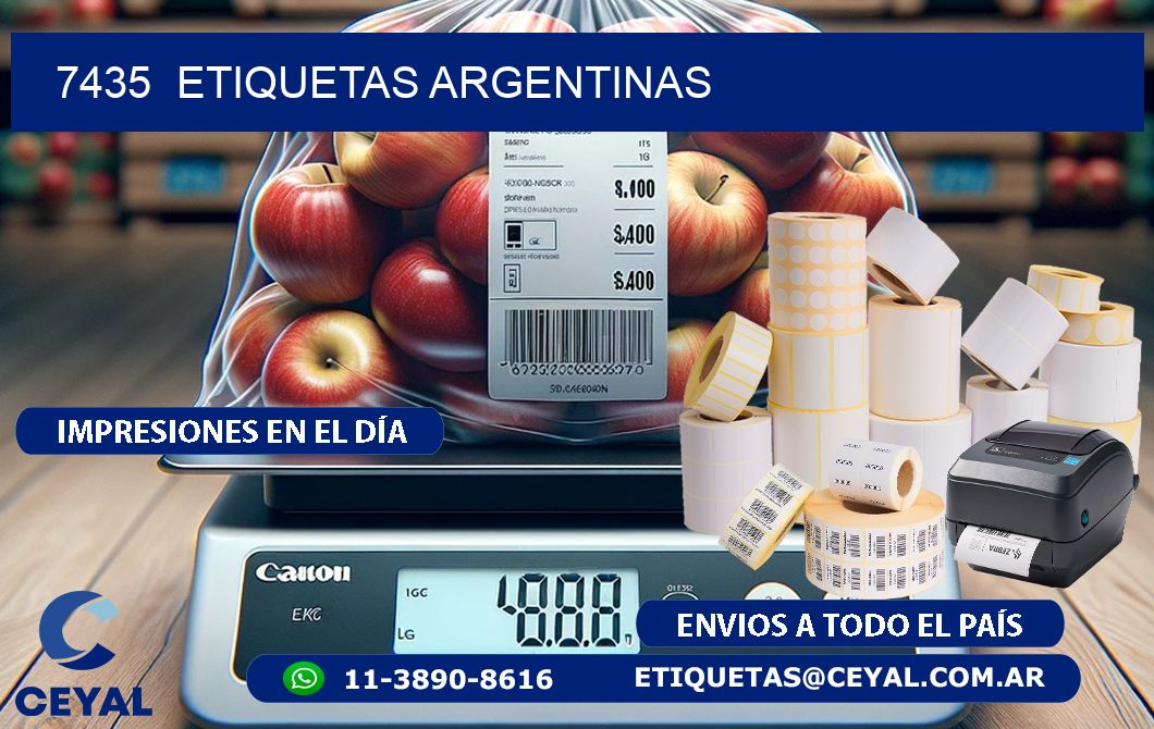 7435  ETIQUETAS ARGENTINAS