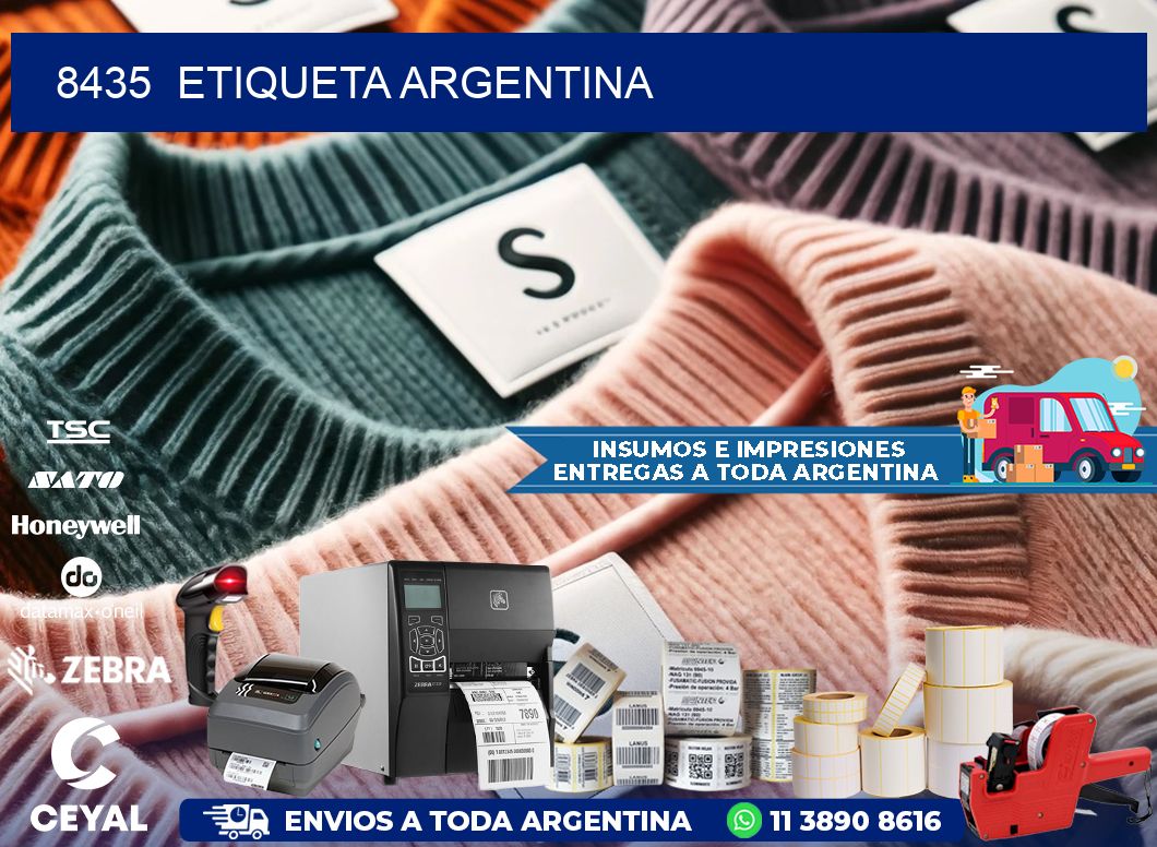 8435  ETIQUETA ARGENTINA