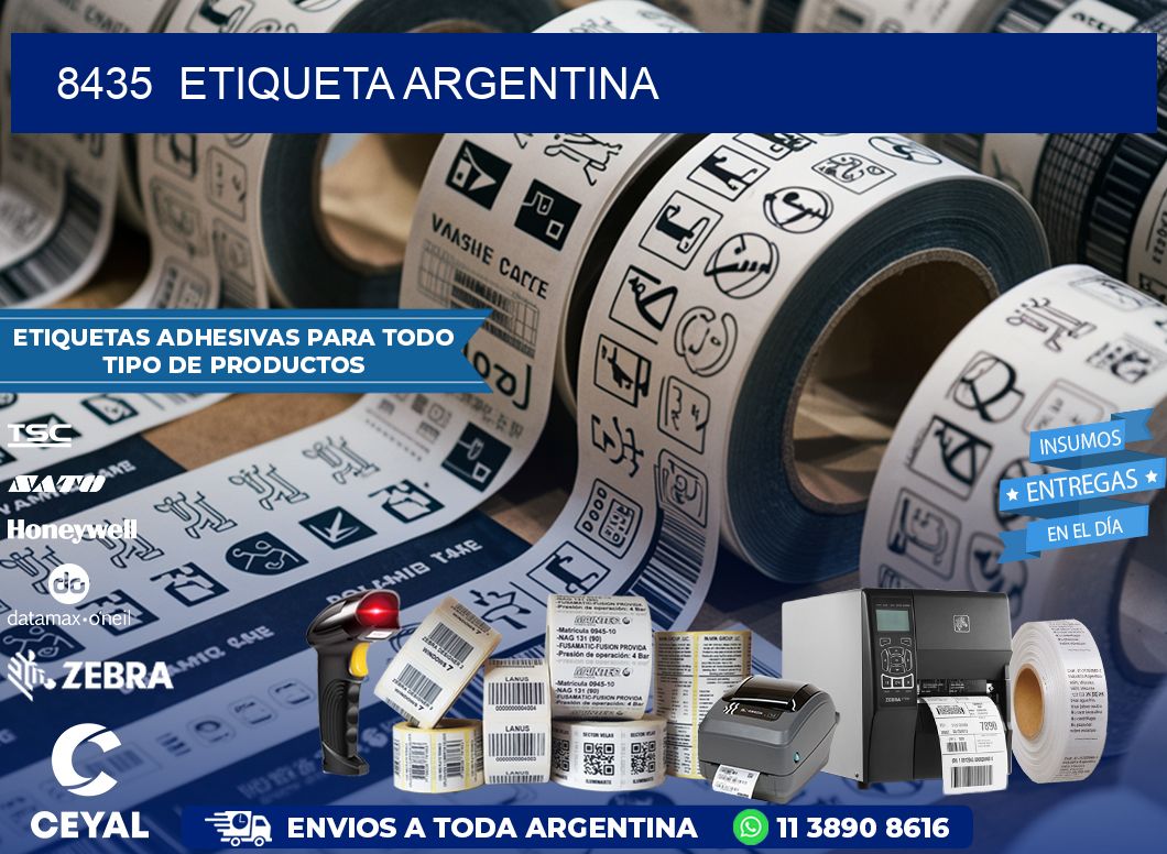 8435  ETIQUETA ARGENTINA