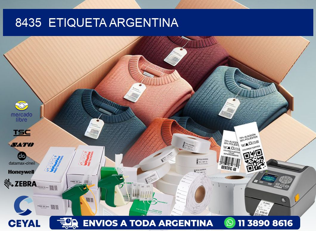 8435  ETIQUETA ARGENTINA