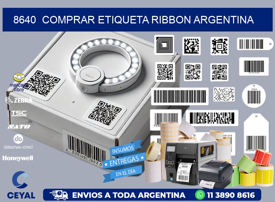 8640  COMPRAR ETIQUETA RIBBON ARGENTINA