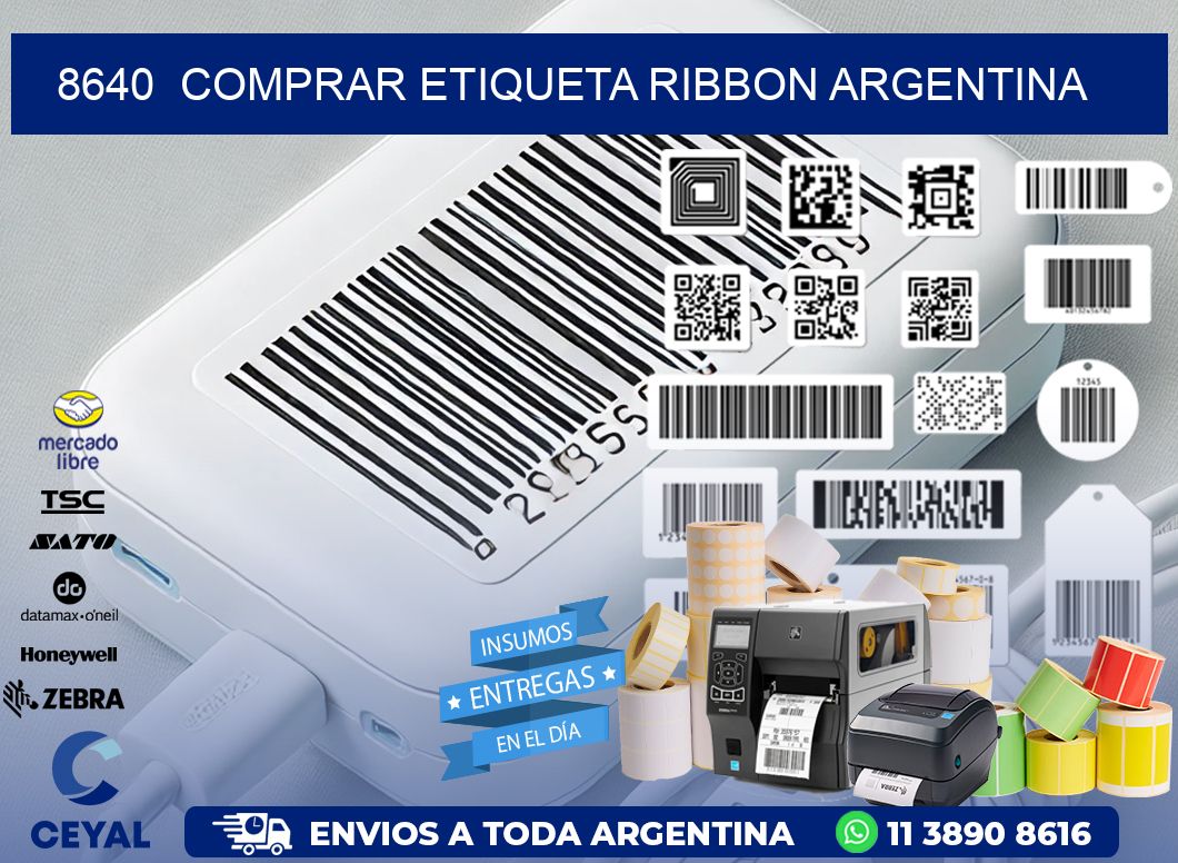 8640  COMPRAR ETIQUETA RIBBON ARGENTINA