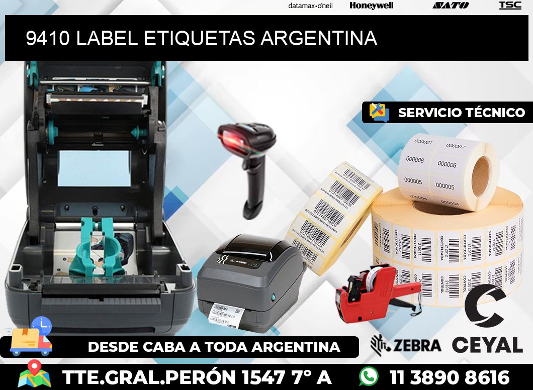 9410 LABEL ETIQUETAS ARGENTINA