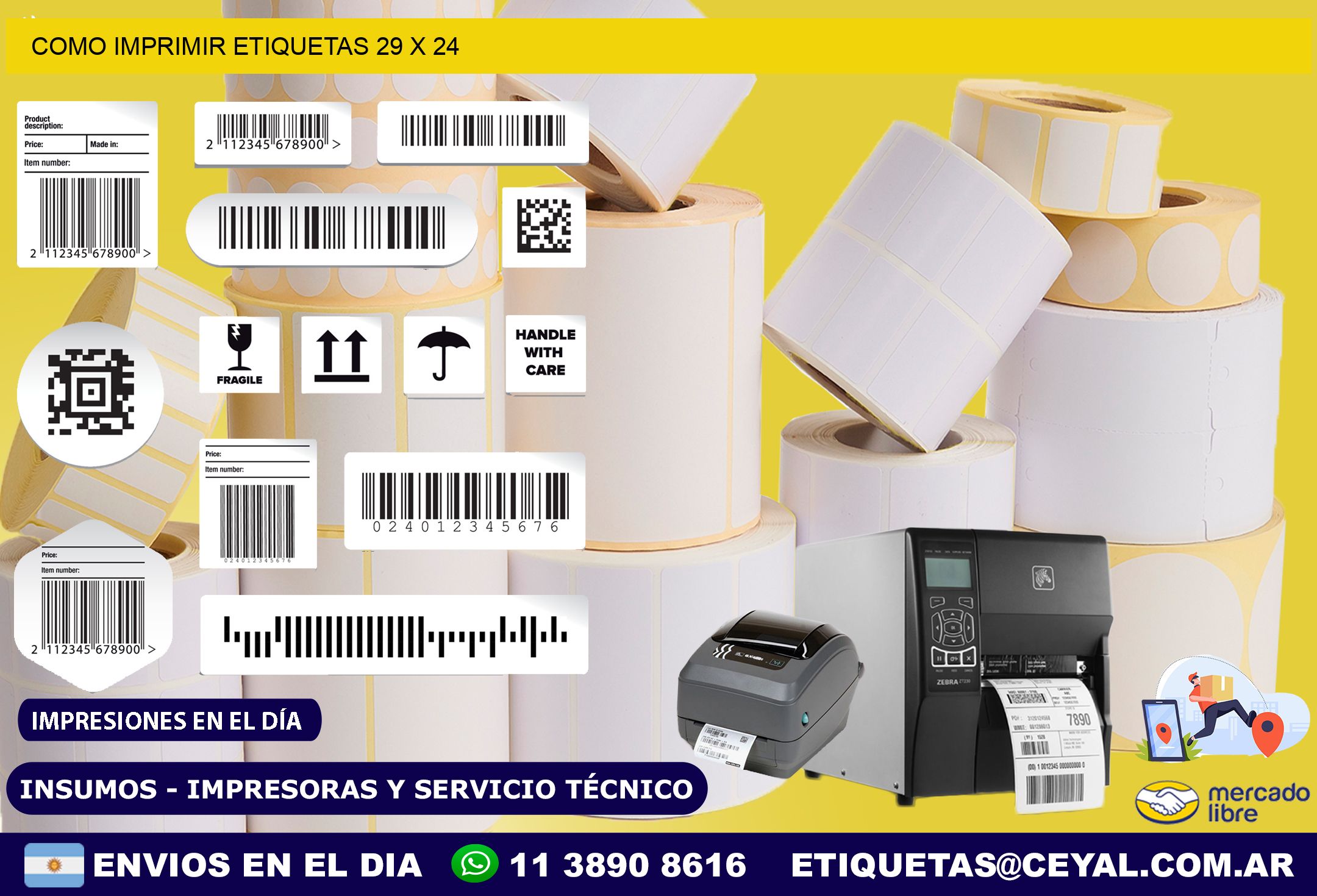 COMO IMPRIMIR ETIQUETAS 29 x 24