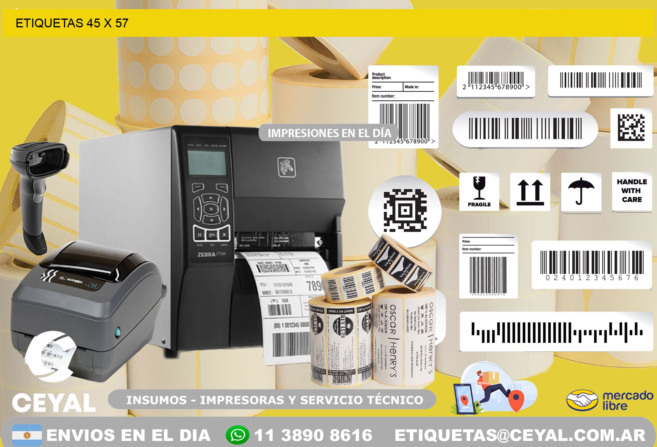 ETIQUETAS 45 x 57