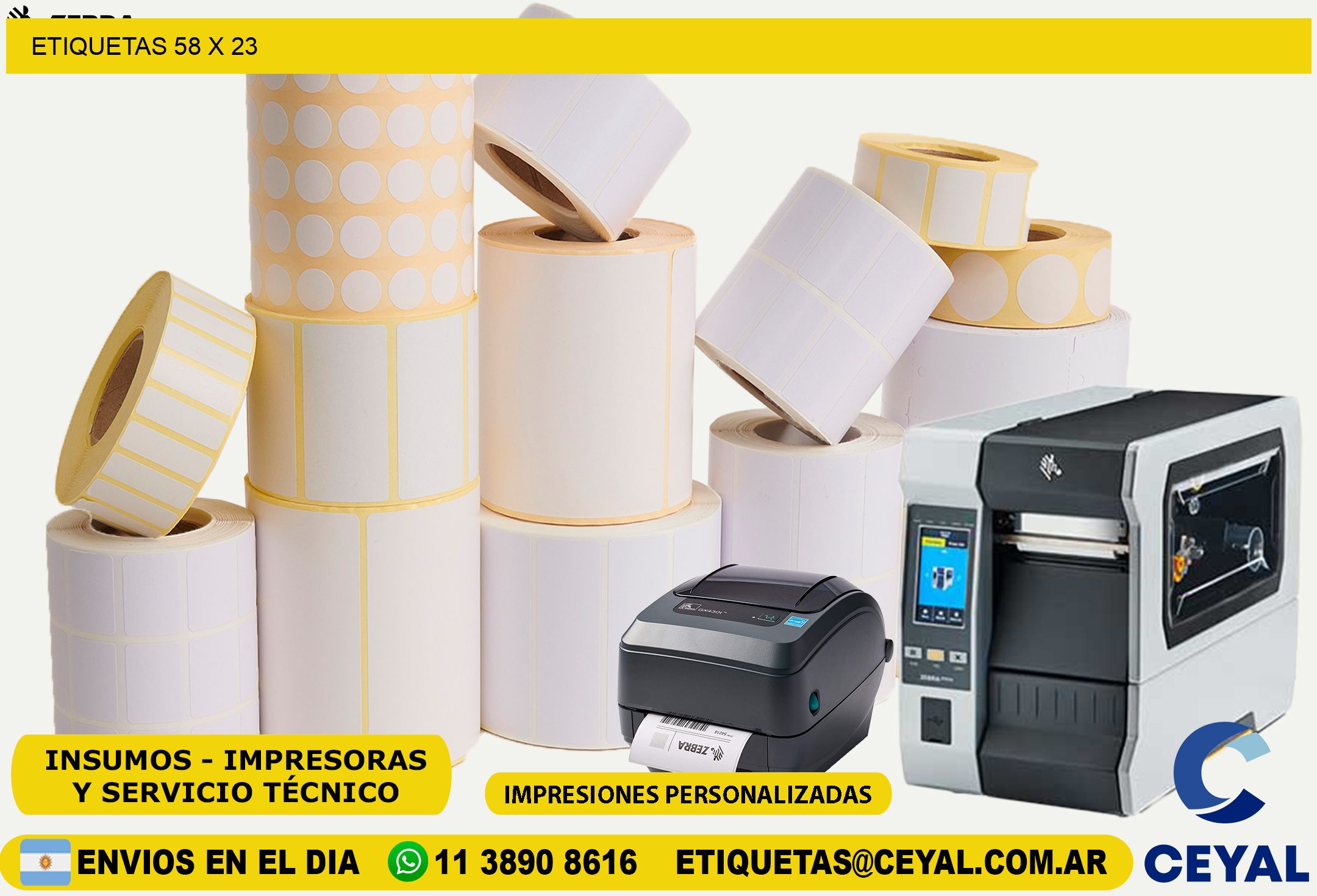 ETIQUETAS 58 x 23