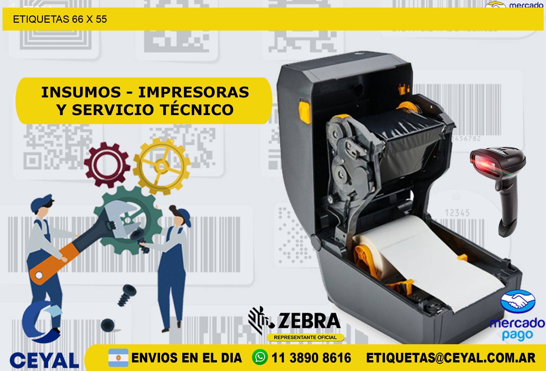 ETIQUETAS 66 x 55