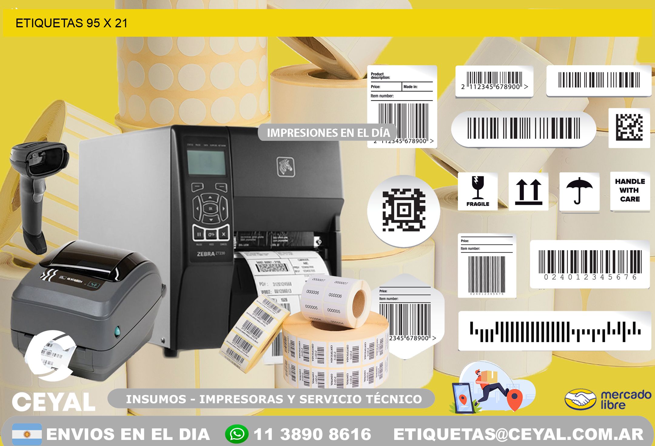 ETIQUETAS 95 x 21