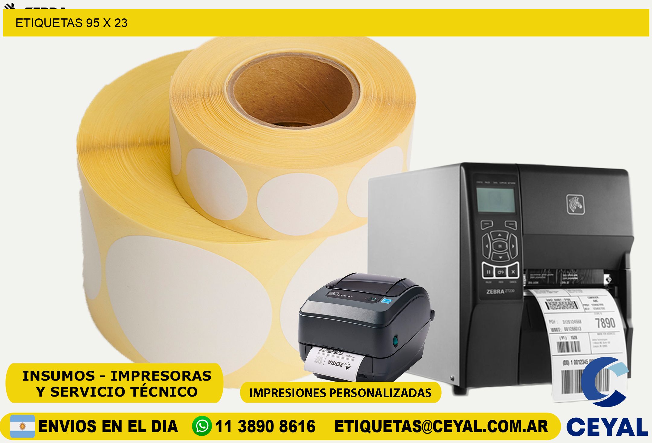 ETIQUETAS 95 x 23