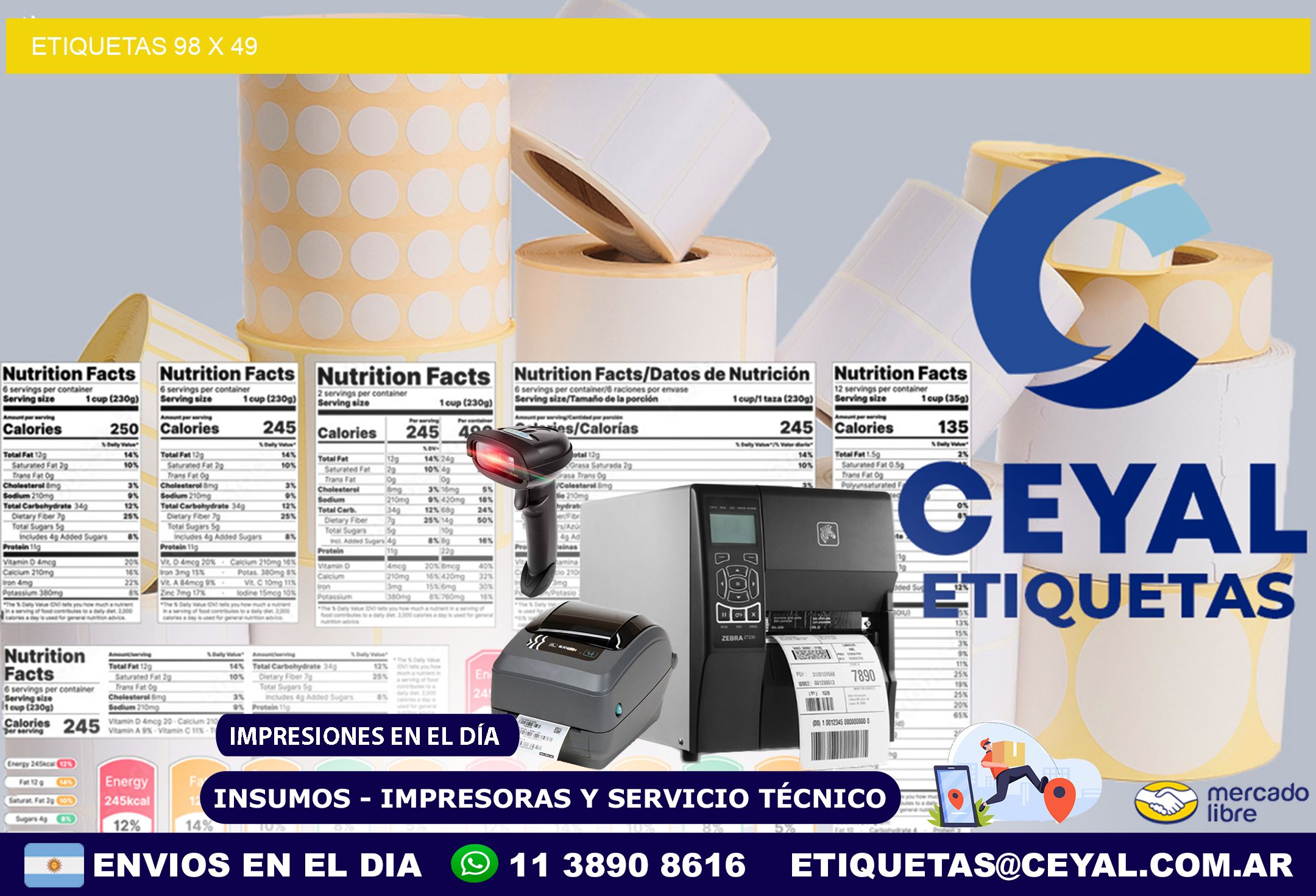 ETIQUETAS 98 x 49