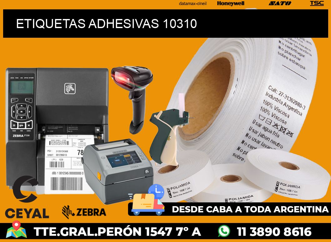ETIQUETAS ADHESIVAS 10310