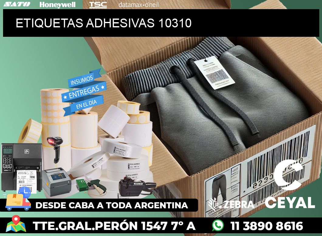 ETIQUETAS ADHESIVAS 10310