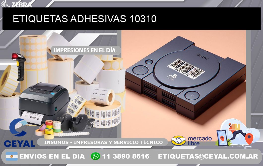 ETIQUETAS ADHESIVAS 10310