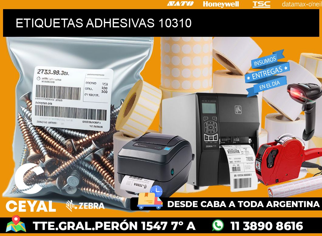 ETIQUETAS ADHESIVAS 10310