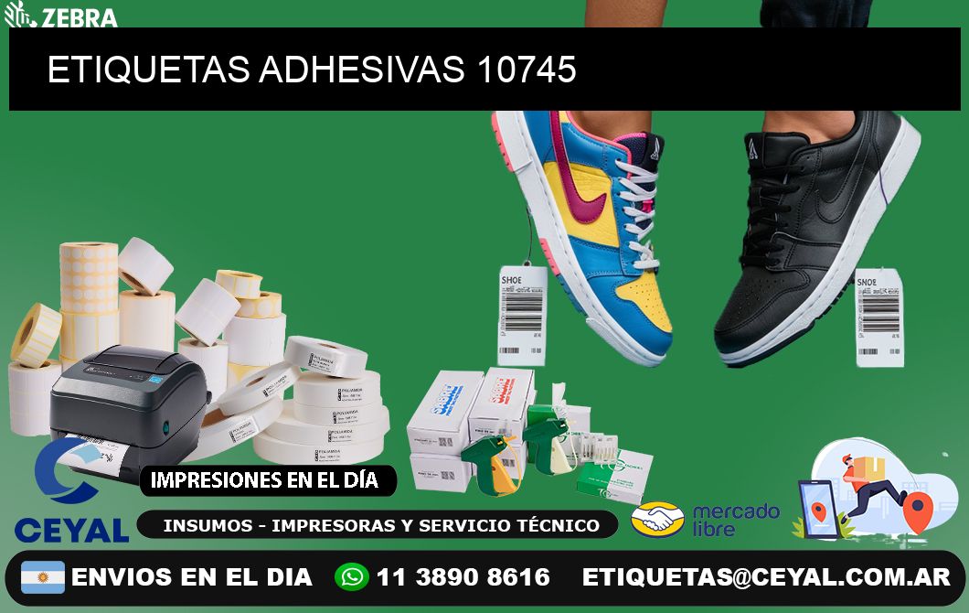 ETIQUETAS ADHESIVAS 10745