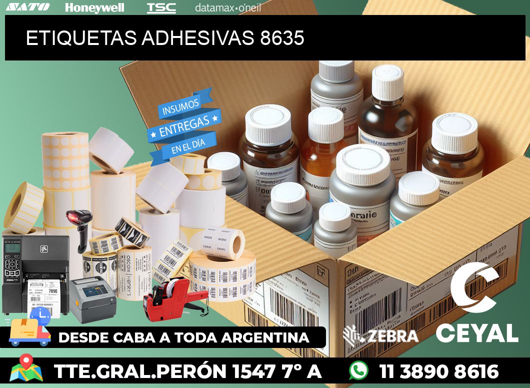 ETIQUETAS ADHESIVAS 8635