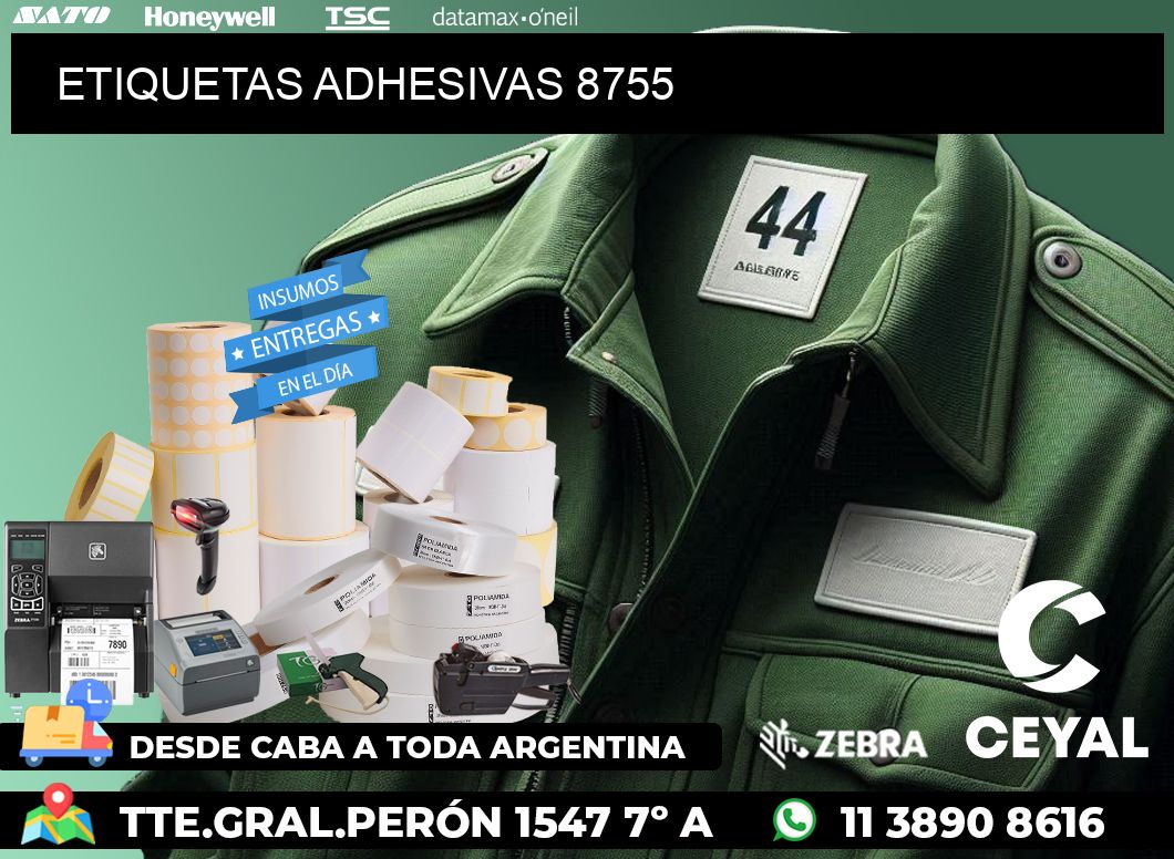 ETIQUETAS ADHESIVAS 8755