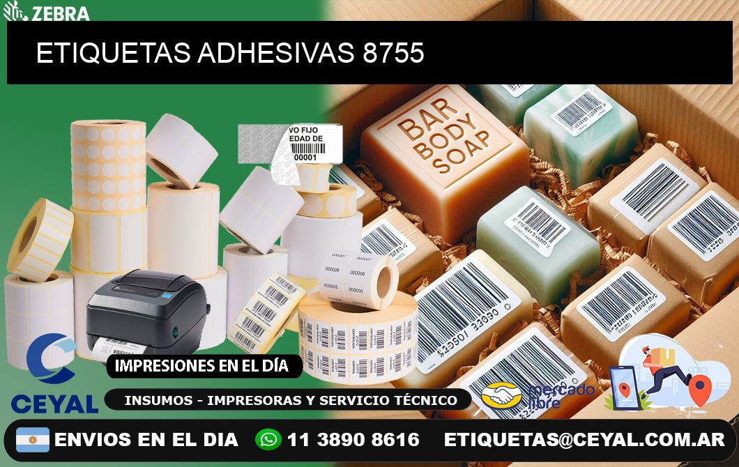 ETIQUETAS ADHESIVAS 8755
