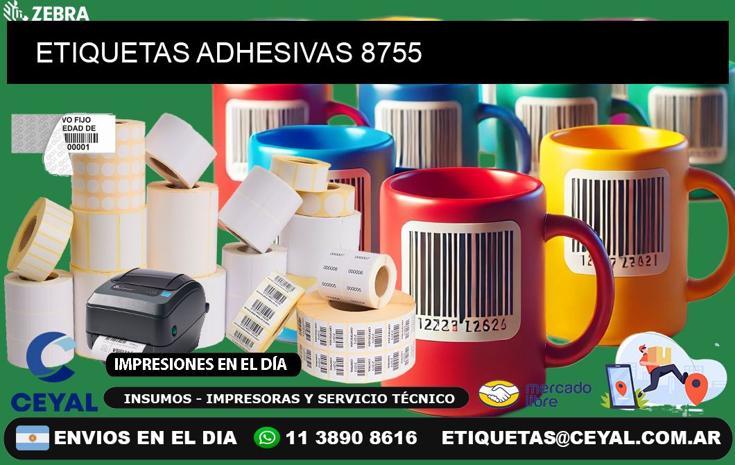 ETIQUETAS ADHESIVAS 8755