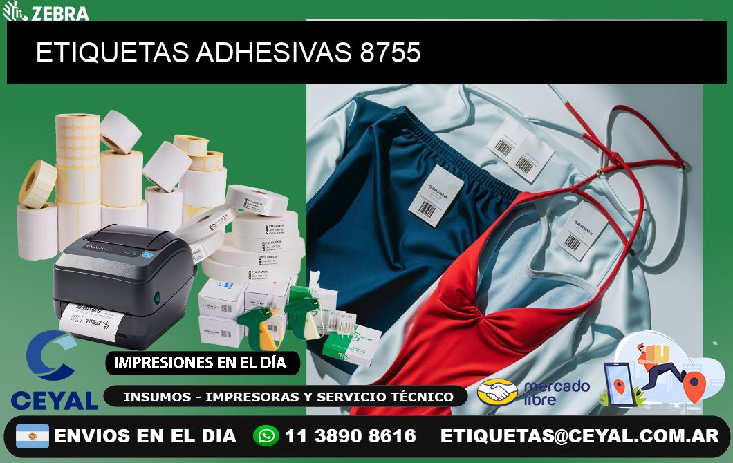 ETIQUETAS ADHESIVAS 8755