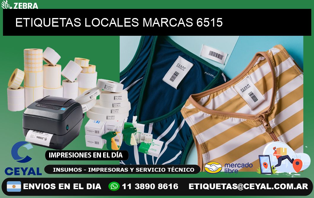 ETIQUETAS LOCALES MARCAS 6515