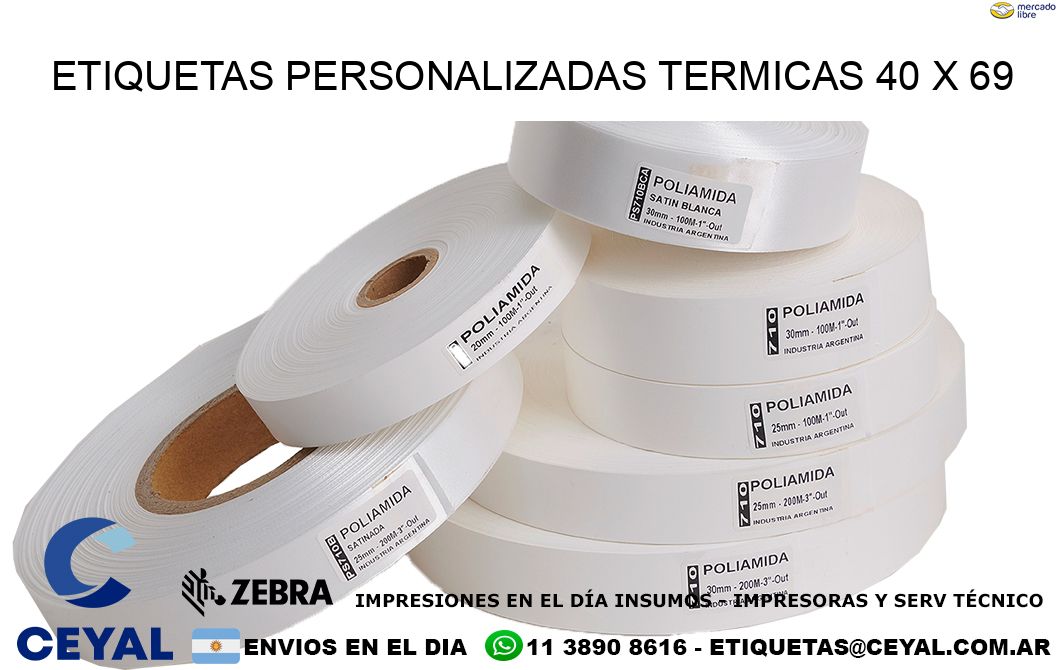 ETIQUETAS PERSONALIZADAS TERMICAS 40 x 69