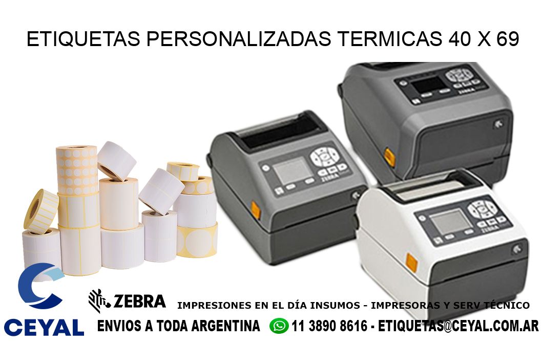 ETIQUETAS PERSONALIZADAS TERMICAS 40 x 69