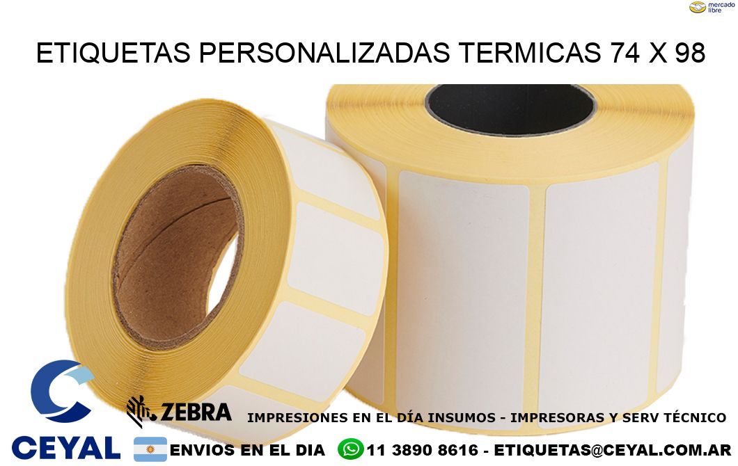 ETIQUETAS PERSONALIZADAS TERMICAS 74 x 98