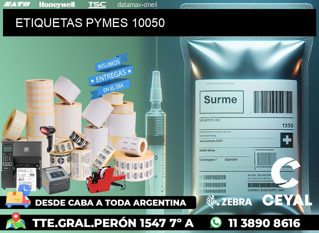 ETIQUETAS PYMES 10050