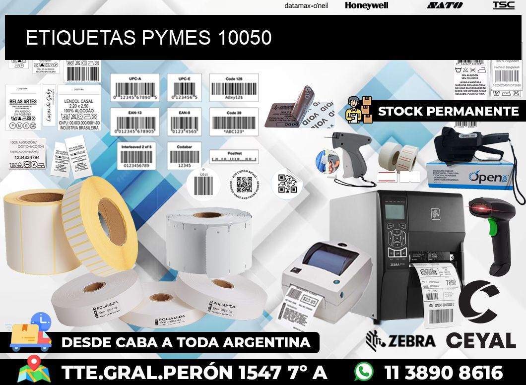 ETIQUETAS PYMES 10050