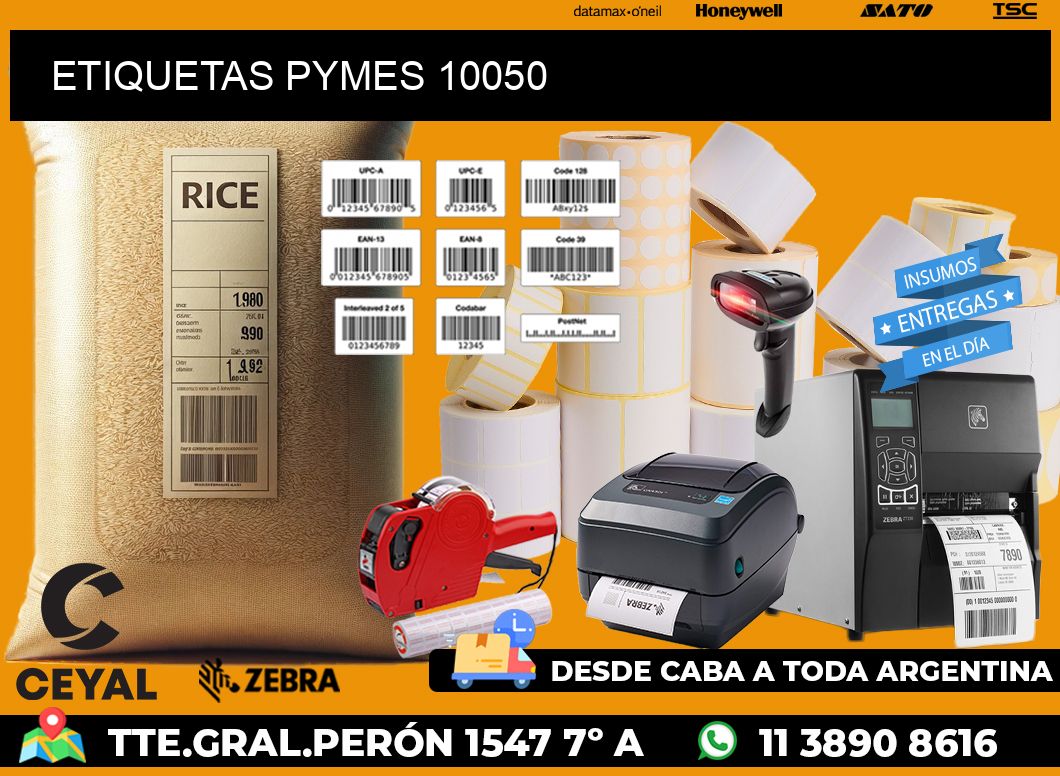 ETIQUETAS PYMES 10050