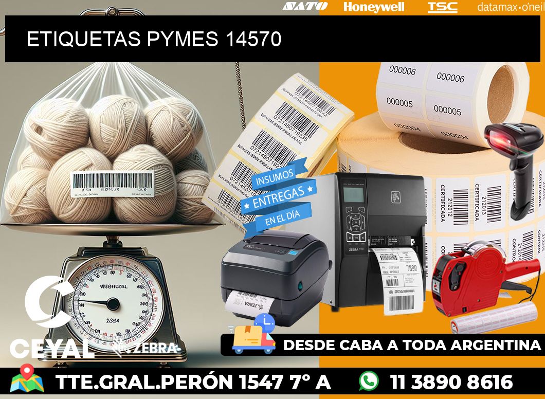 ETIQUETAS PYMES 14570