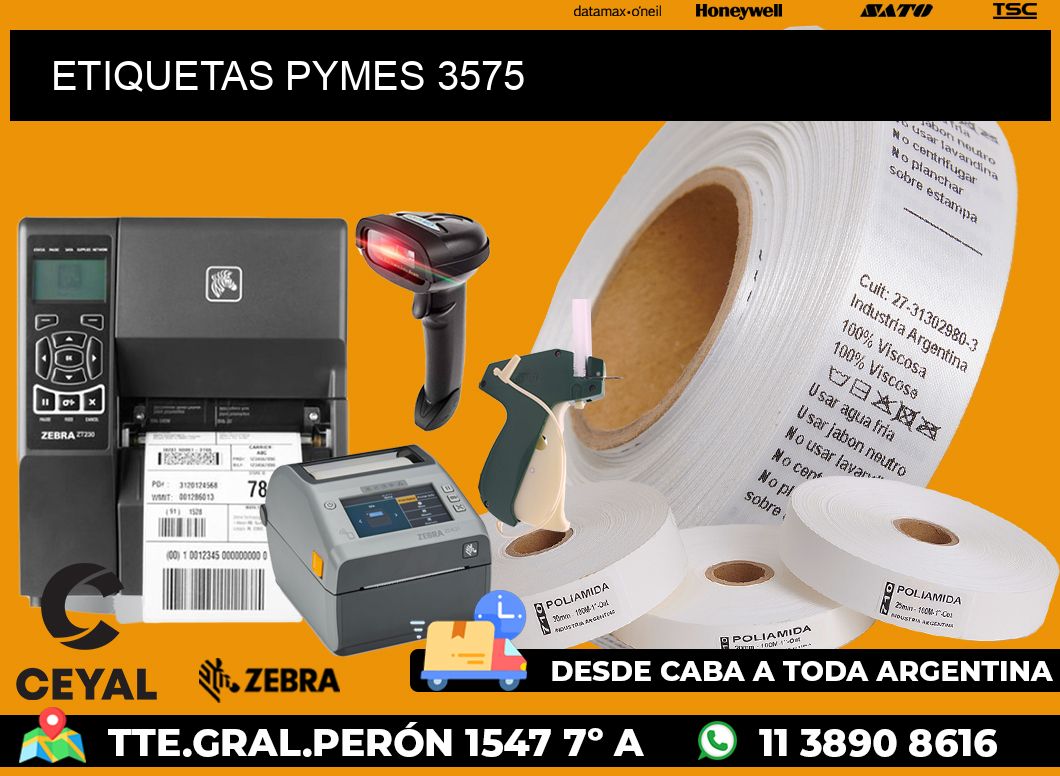 ETIQUETAS PYMES 3575