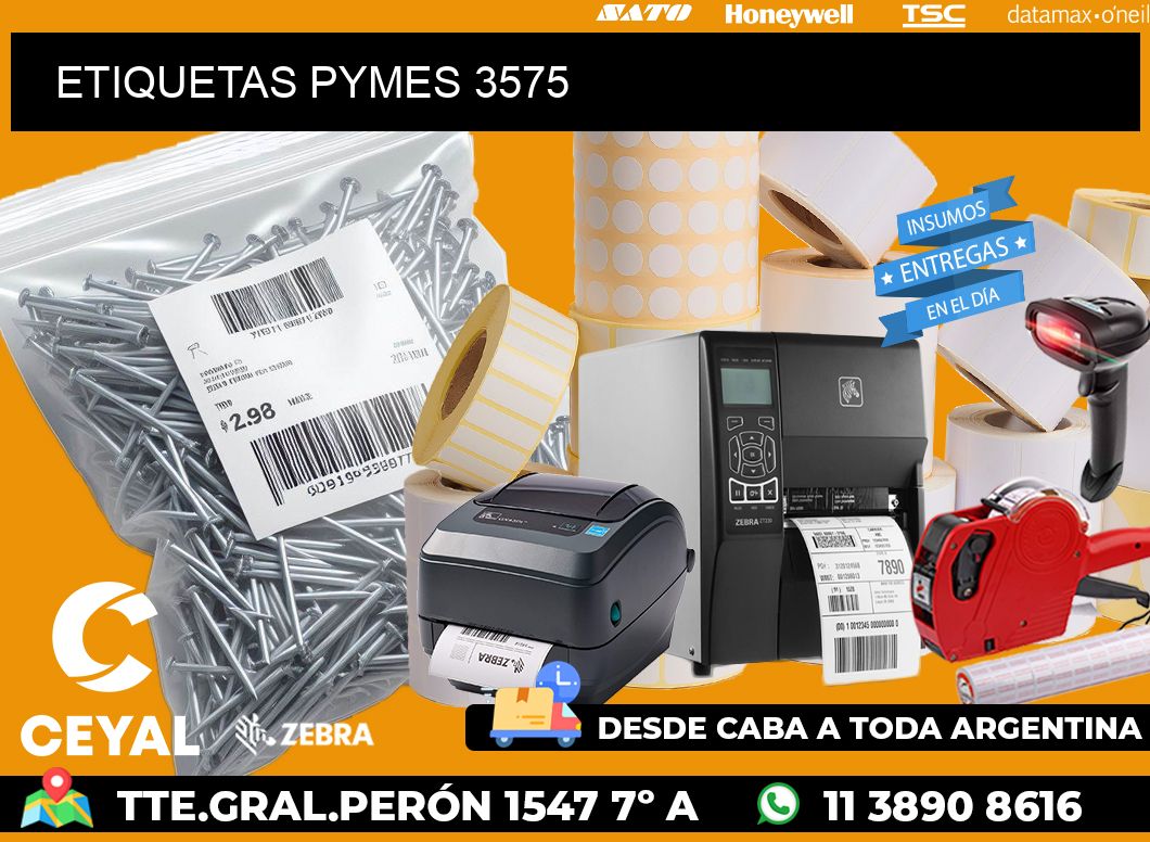 ETIQUETAS PYMES 3575