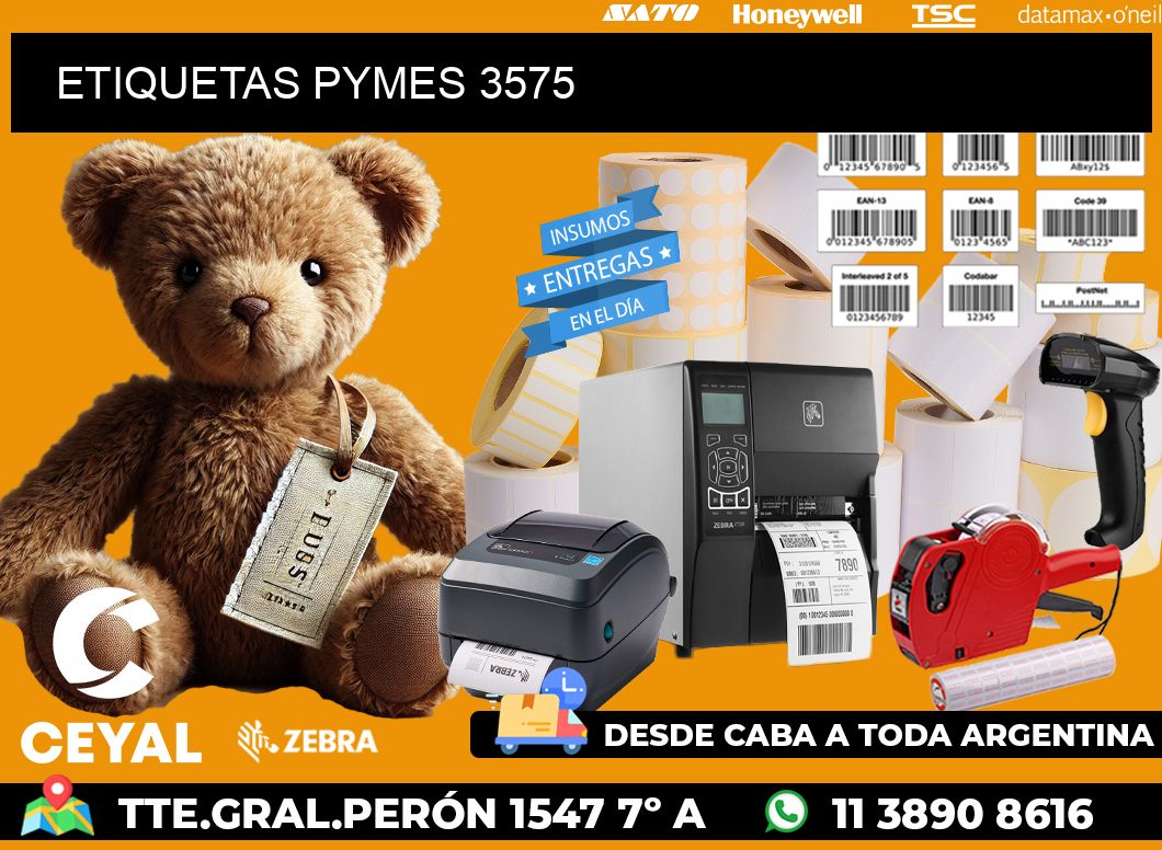 ETIQUETAS PYMES 3575