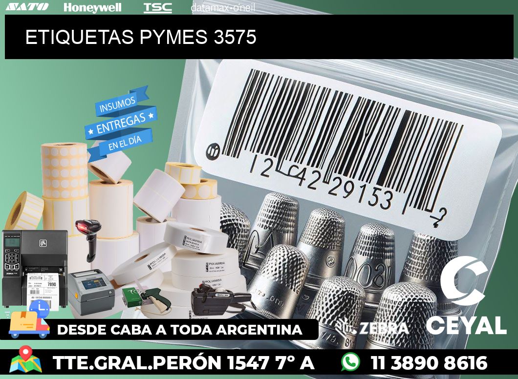 ETIQUETAS PYMES 3575
