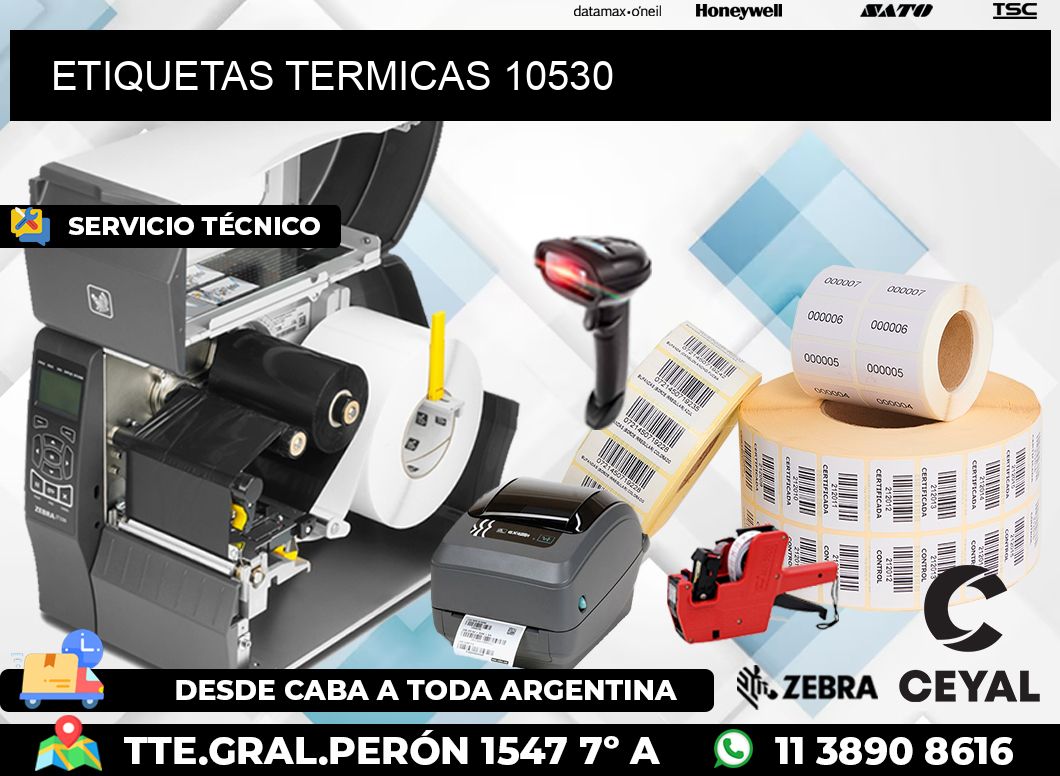 ETIQUETAS TERMICAS 10530