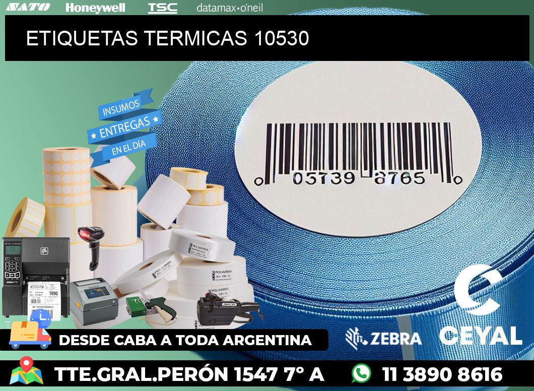 ETIQUETAS TERMICAS 10530