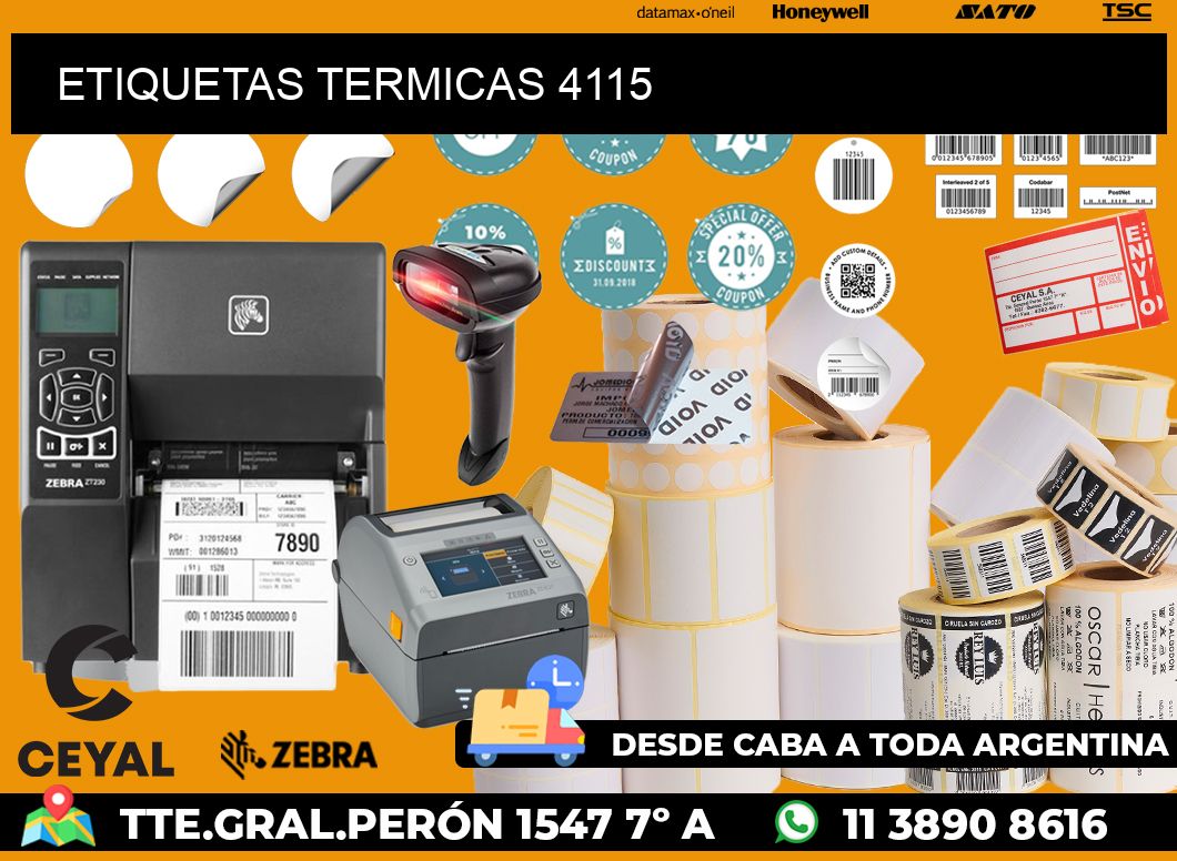 ETIQUETAS TERMICAS 4115