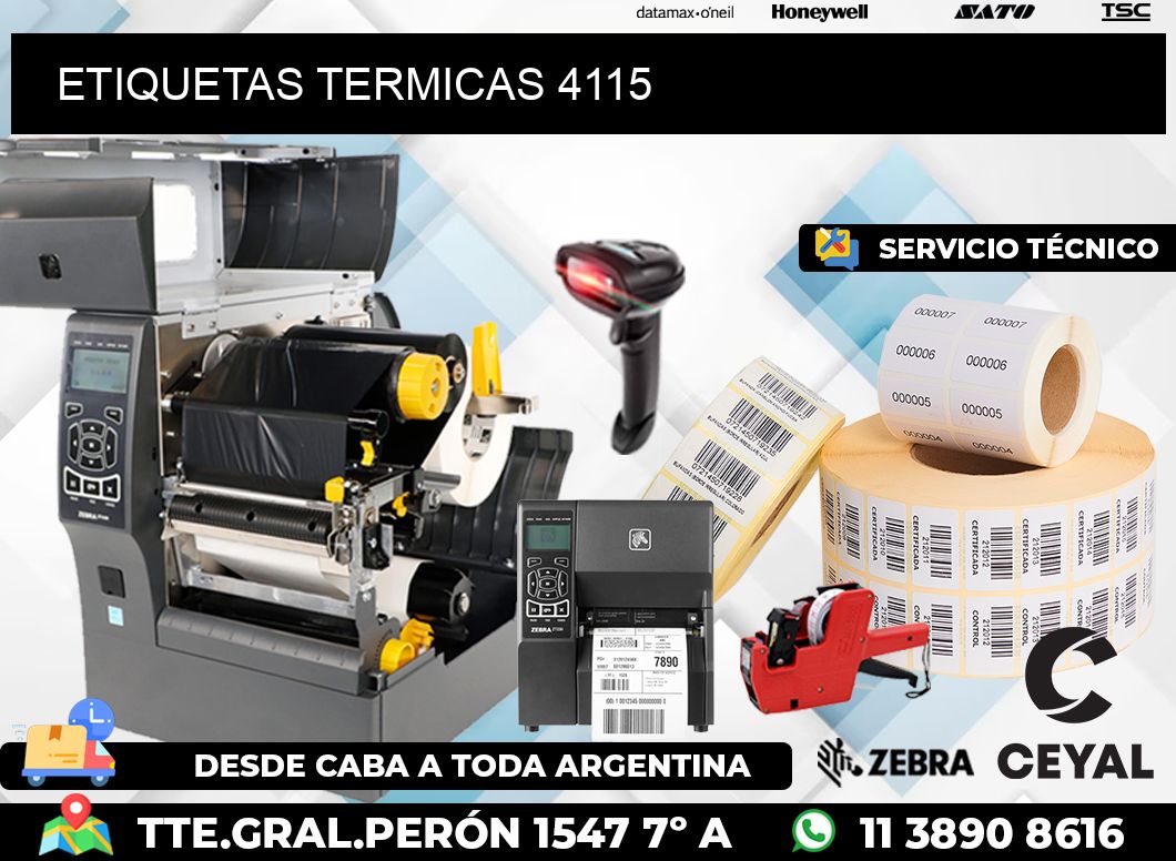 ETIQUETAS TERMICAS 4115