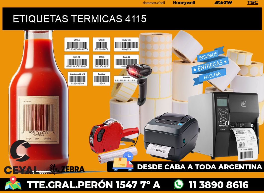 ETIQUETAS TERMICAS 4115
