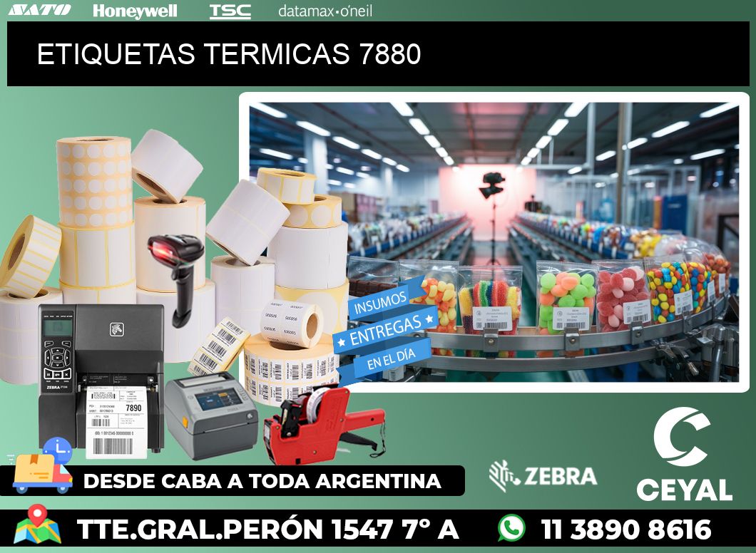 ETIQUETAS TERMICAS 7880