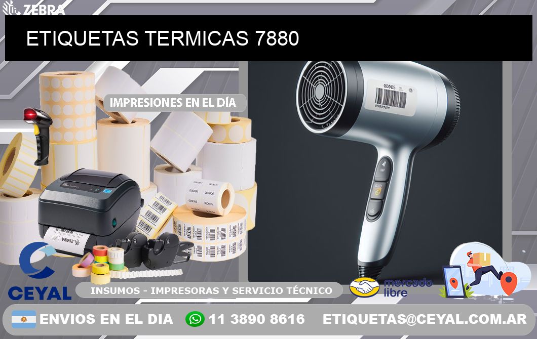 ETIQUETAS TERMICAS 7880