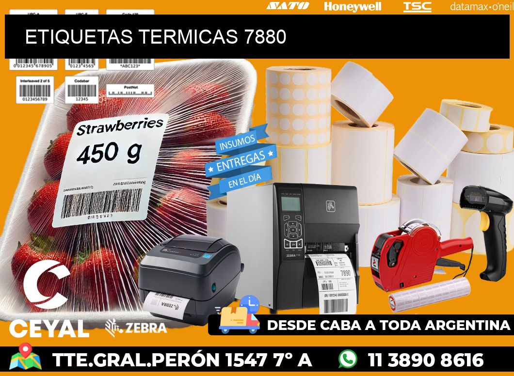 ETIQUETAS TERMICAS 7880