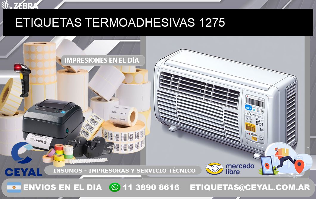 ETIQUETAS TERMOADHESIVAS 1275