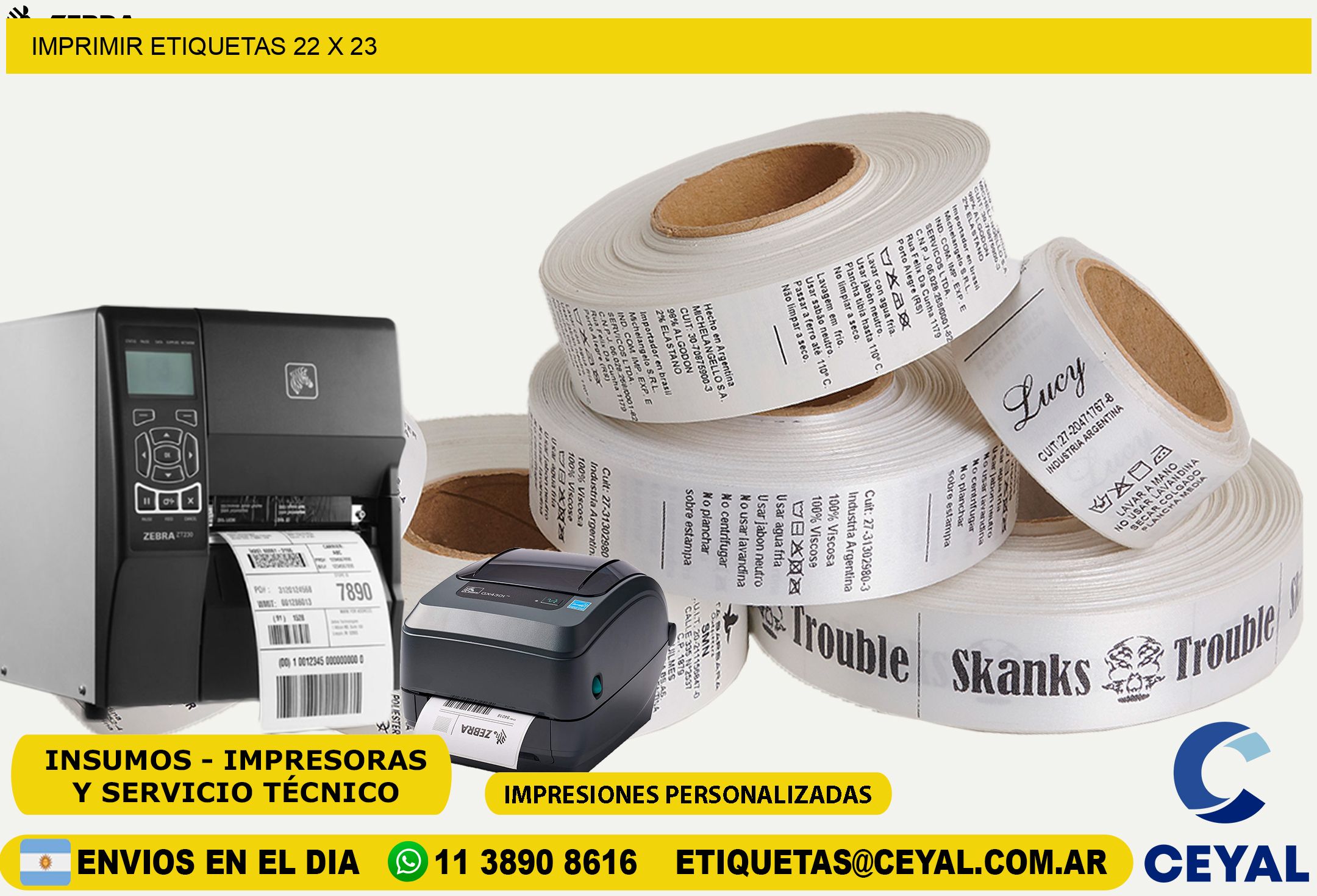 IMPRIMIR ETIQUETAS 22 x 23