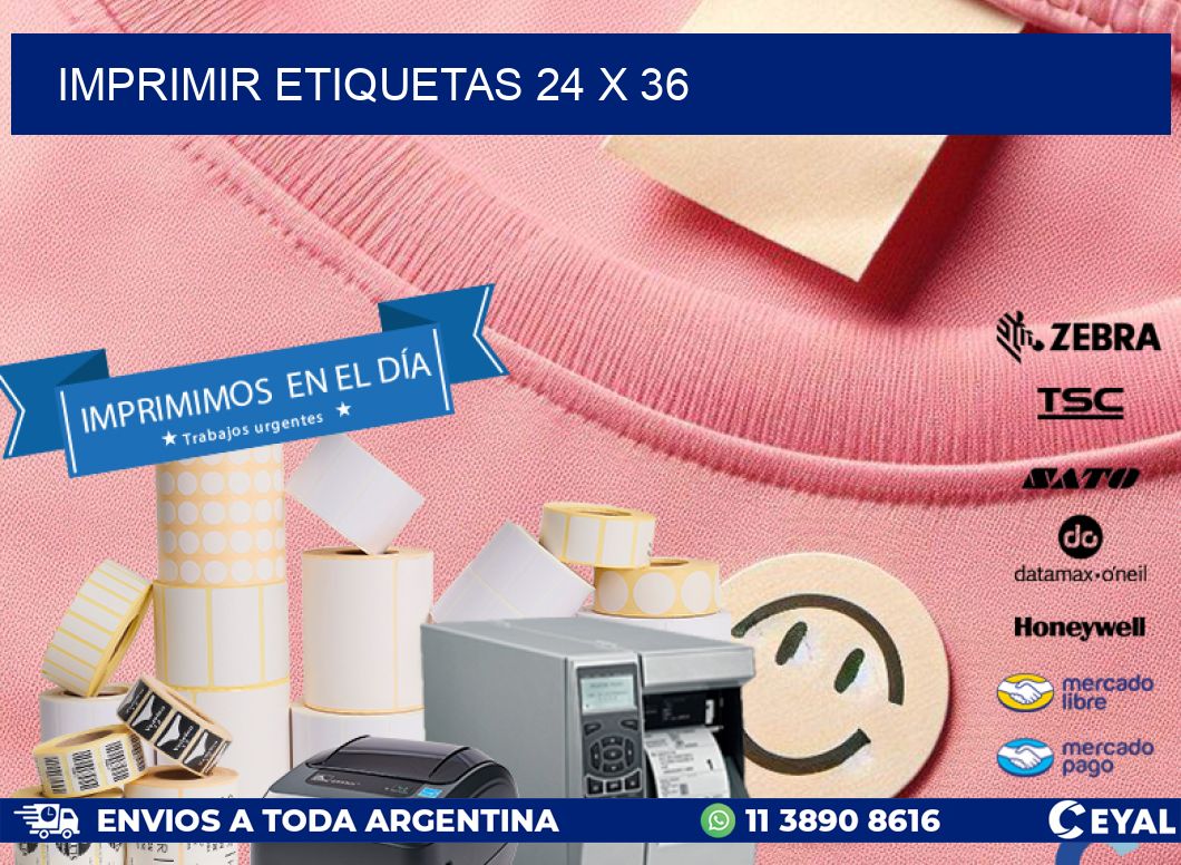 IMPRIMIR ETIQUETAS 24 x 36