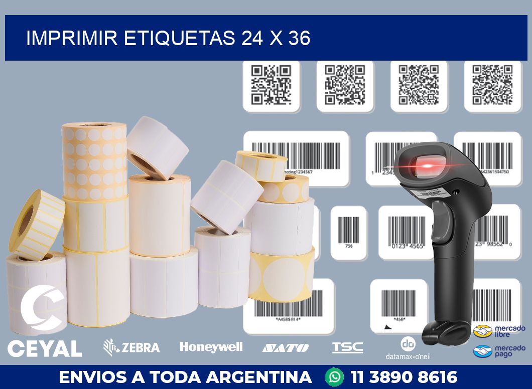 IMPRIMIR ETIQUETAS 24 x 36