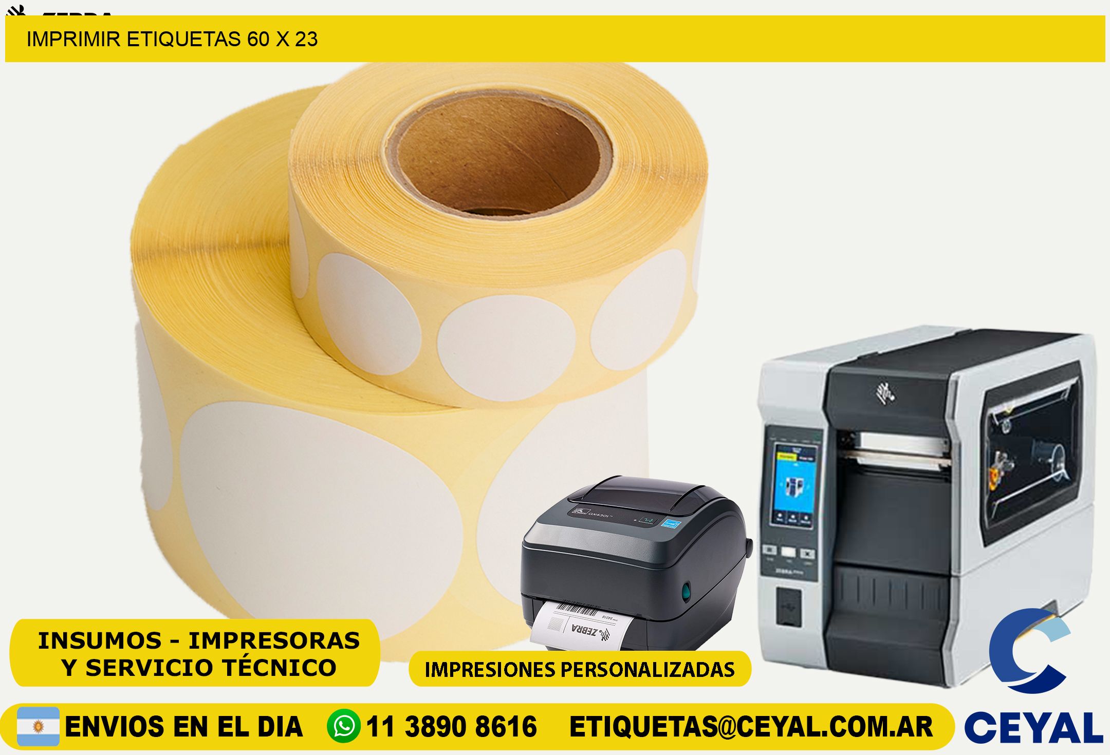 IMPRIMIR ETIQUETAS 60 x 23
